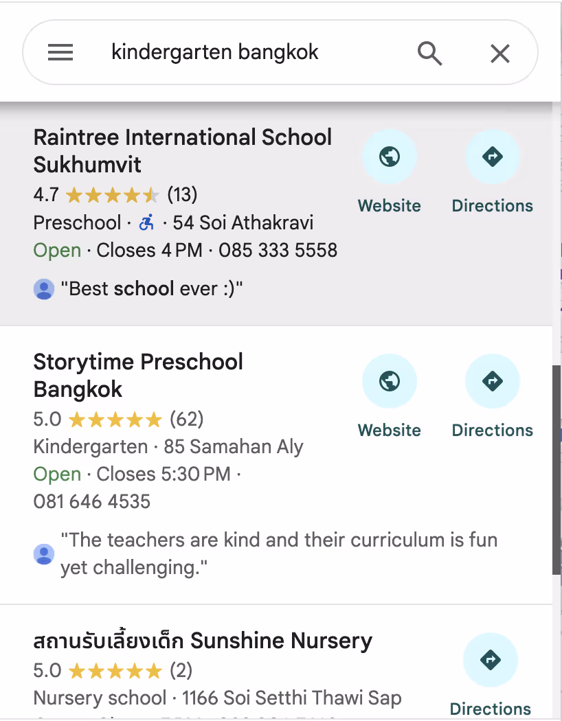 Person reviewing their Google Maps ranking and enquiry growth on a laptop