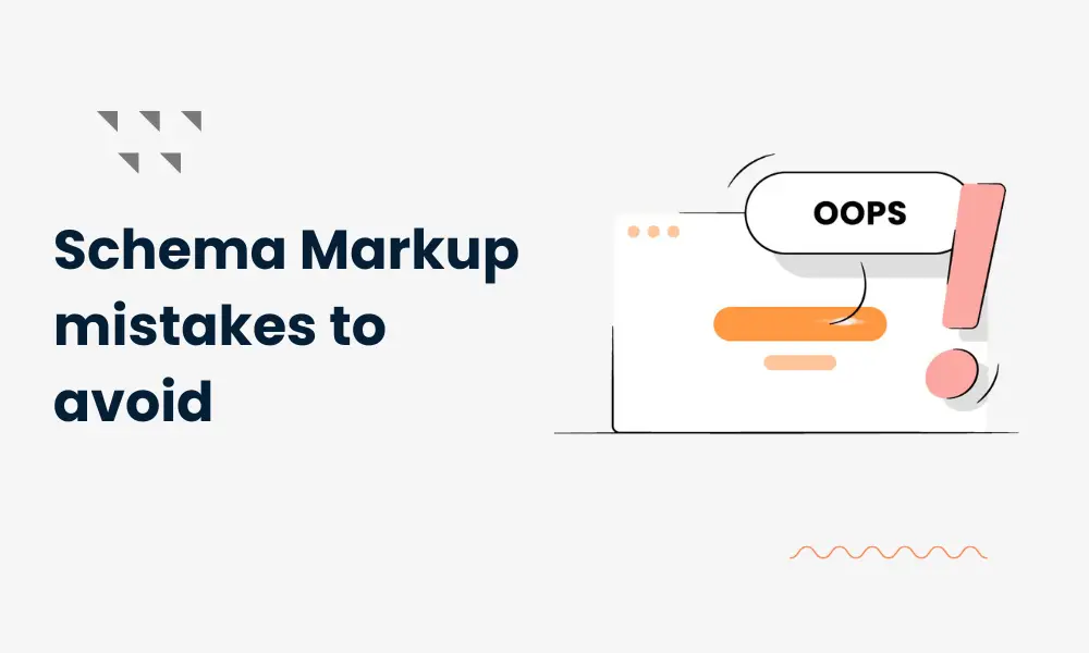Schema Markup mistakes