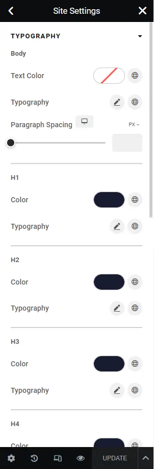 Best Typography Set up Elementor