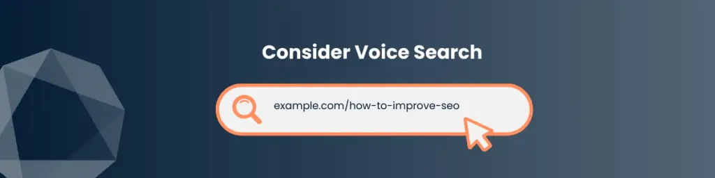 Optimize URLs for Voice Search