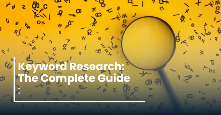 keyword research in SEO